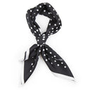 Carré de soie 67, Pois – Noir