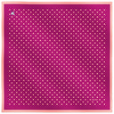 Carré de soie 67, Pois – Fuchsia