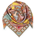 Silk Square 90, Tarot de Marseille – Powder Pink