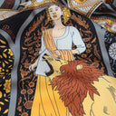 Silk Square 90, Tarot de Marseille – Black