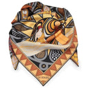 Silk Square 90, Tarot de Marseille – Black