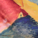 Carré de soie 90, Kandinsky, Paysage – Fraise