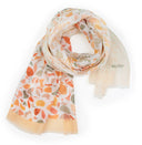 Echarpe en lin et coton 51x180 Nuée – Orange
