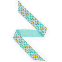 Bandeau de soie 6x86, Hexa/Mini Pois – Vert
