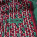 Echarpe en laine et soie 67x180 Essaim – Vert
