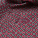 Echarpe en laine et soie 46x180 Imprimée Impact– Bordeaux
