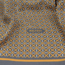 Echarpe en laine et soie 46x180 Imprimée Impact – Gris