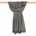 Echarpe en laine et soie 46x180 Absolu – Gris