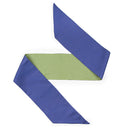 Bandeau de soie 13x140, Ethnique/Mini Pois – Bleu