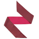 Bandeau de soie 13x140, Ethnique/Mini Pois – Rouge