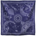 Carré de soie 67, Zodiaque – Bleu