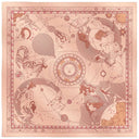 Carré de soie 67, Zodiaque – Beige