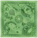 Silk Square 67, Zodiac – Green