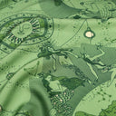 Carré de soie 67, Zodiaque – Vert