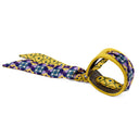 Bracelet Cuir et Lien en Rosace Monogramme – Jaune