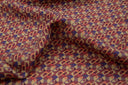 Echarpe en laine et soie 46x180 Ronds et carrés – Orange