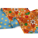 Bandeau de soie 13x140, Rétro Pois – Orange