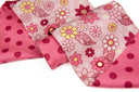 Bandeau de soie 13x140, Rétro Pois – Rose