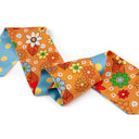 Bandeau de soie 6x86, Rétro Pois – Orange