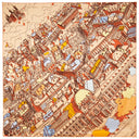 Carré de soie 90, Lyon Grand Hôtel Dieu de l’Artiste Emilie Ettori – Orange