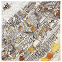 Carré de soie 90, Lyon Grand Hôtel Dieu de l’Artiste Emilie Ettori – Or