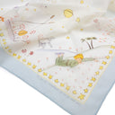 Carré en coton et soie 67 le petit Prince Rêverie – Bleu pale