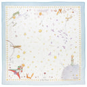Carré en coton et soie 67 le petit Prince Rêverie – Bleu pale