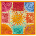 Carré de soie 67, Papel Picado – Jaune