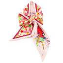 Silk Headband 6x86, En voiture Simone by Artist Roxane Campoy – Red