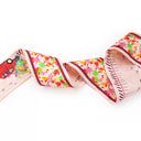 Silk Headband 6x86, En voiture Simone by Artist Roxane Campoy – Red