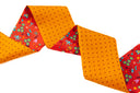 Bandeau de soie 6x86, Viva Mini Pois – Orange