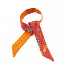 Lien en soie Viva et mini Pois – Orange