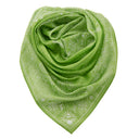 Carré en coton et soie 67 Bandana – Vert