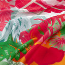 Carré de soie 67, pongé de soie La Serre Tropicale – Vert