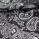 Carré de soie 67, Bandana – Noir Blanc