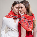Silk Square 67, Bandana – Red