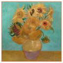 Carré de soie 90, Van Gogh, Tournesol – Orange