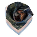 Silk Scarf 67, Printed Silk Twill Renoir, Rameurs à Chatou – Pink