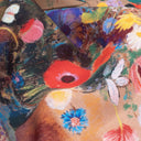 Carré de soie 67, Odilon Redon, Bouquets – Bleu