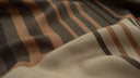Echarpe en laine et soie 67x180 Quadrillage – Beige