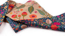 Bandeau de soie 13x140, Fleuri de l’artiste Victoria Ball – Vert