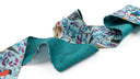 Bandeau de soie 6x86, L’arbre aux Oiseaux de l’artiste Victoria Ball – Vert