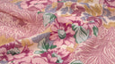 Carré en laine et soie 70, Morris – Rose