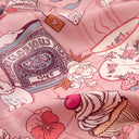 Carré de soie 90, Tea Time – Rose