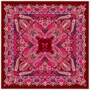 Carré en laine et soie 120 Cachemire – Rose