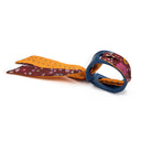 Bracelet Cuir et Lien en Liberty et Mini Pois de l’artiste Victoria Ball – Bordeaux