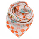 Carré de soie 67, Alice – Orange