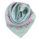 Carré de soie 67, Violette – Vert