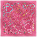 Carré de soie 67, Lucky Charms - Rose foncé