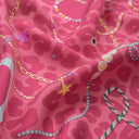 Carré de soie 67, Lucky Charms - Rose foncé